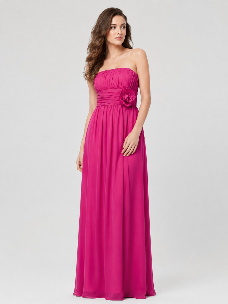 longues robes demoiselle_Fuchsia