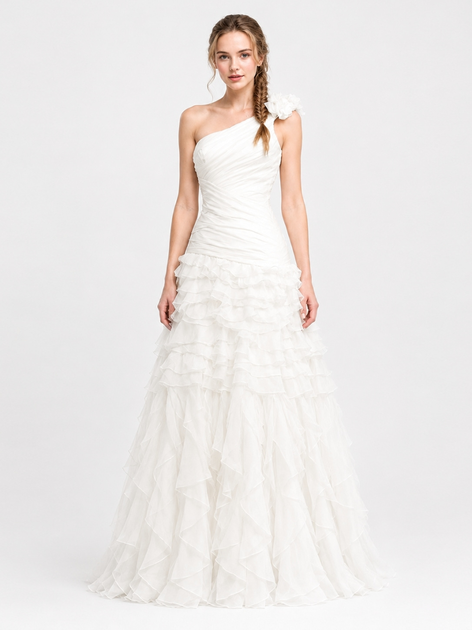 Schulter Hochzeitskleid