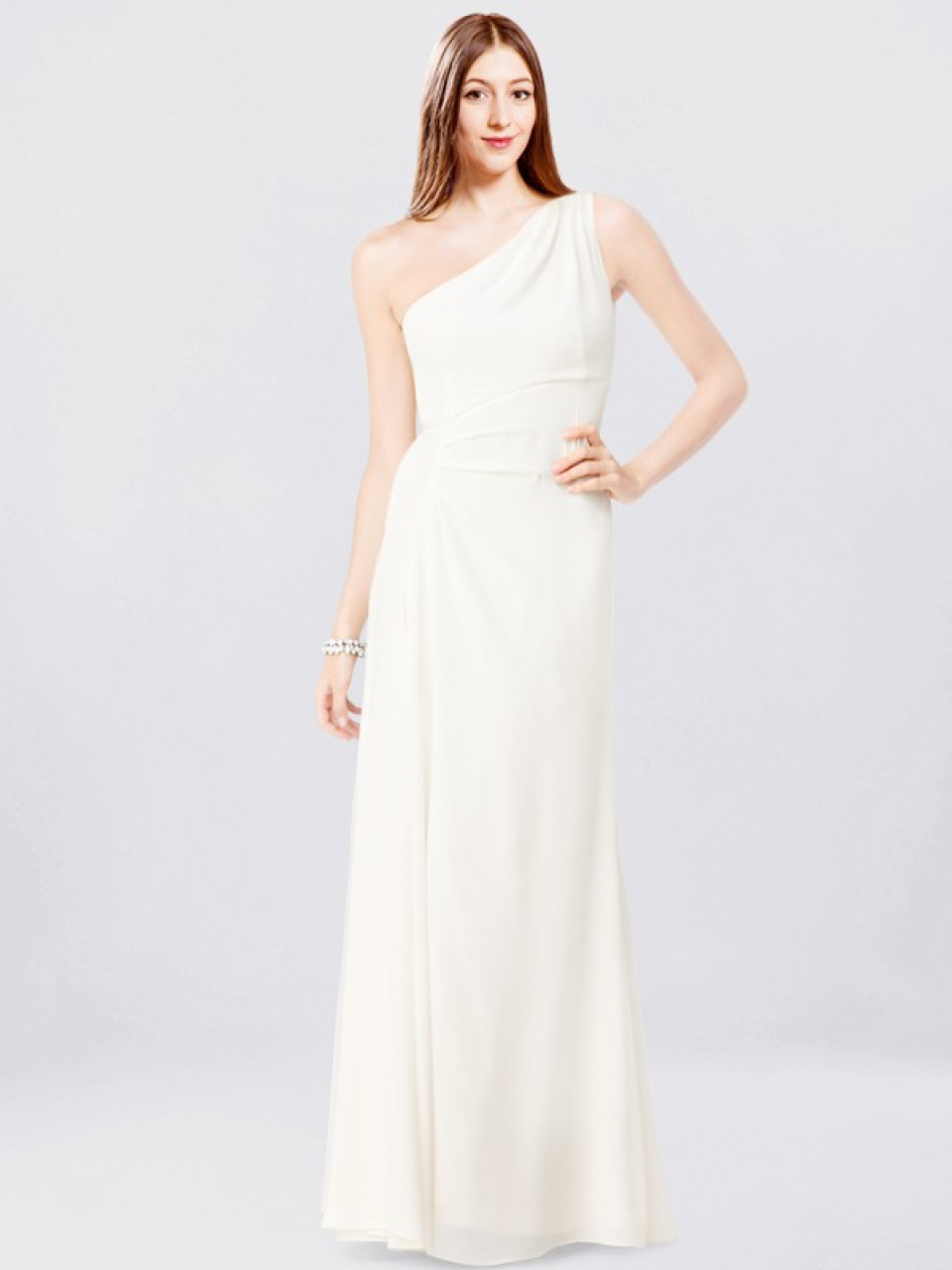 one shoulder wedding dresses
