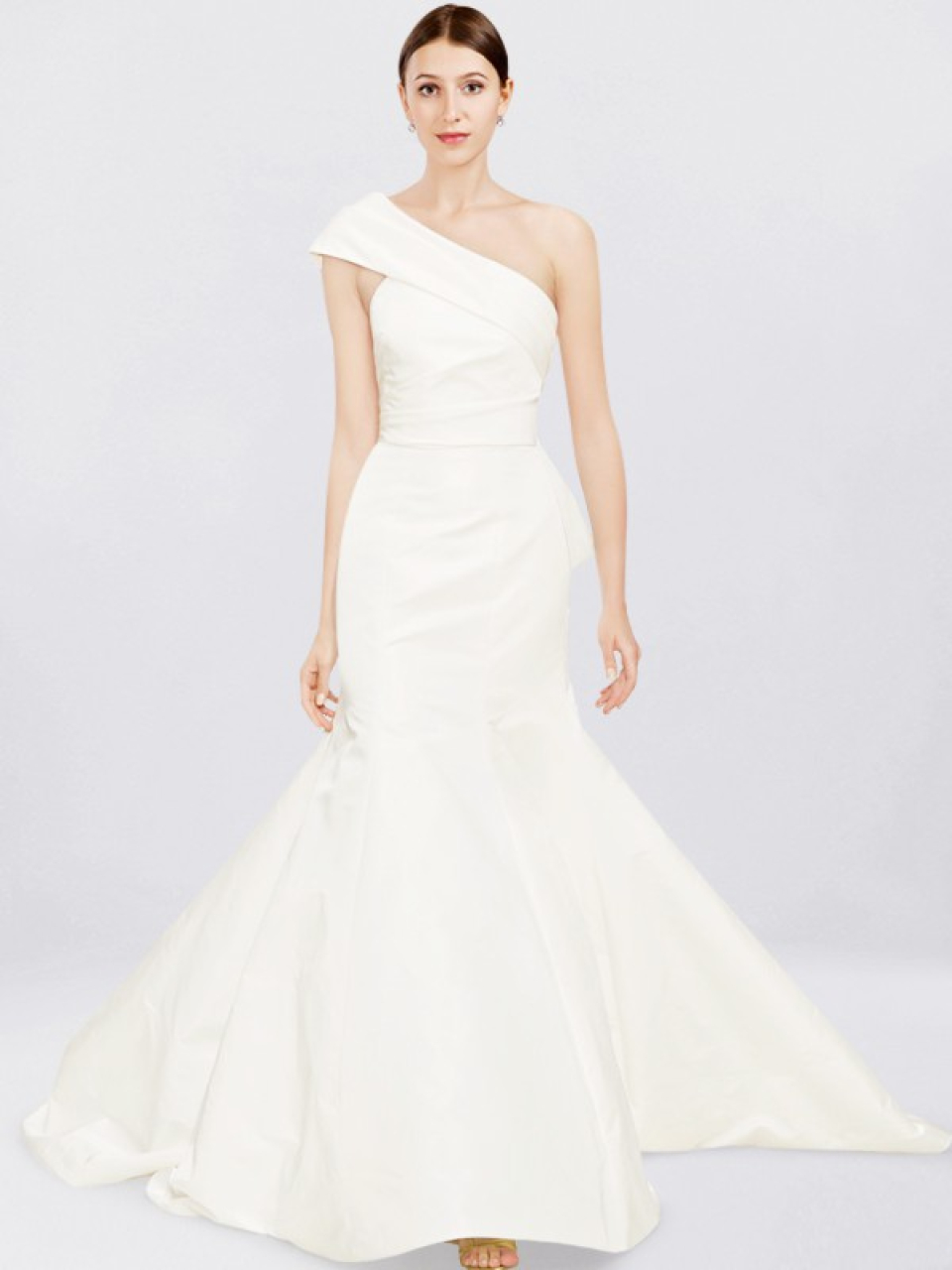 one shoulder wedding dresses