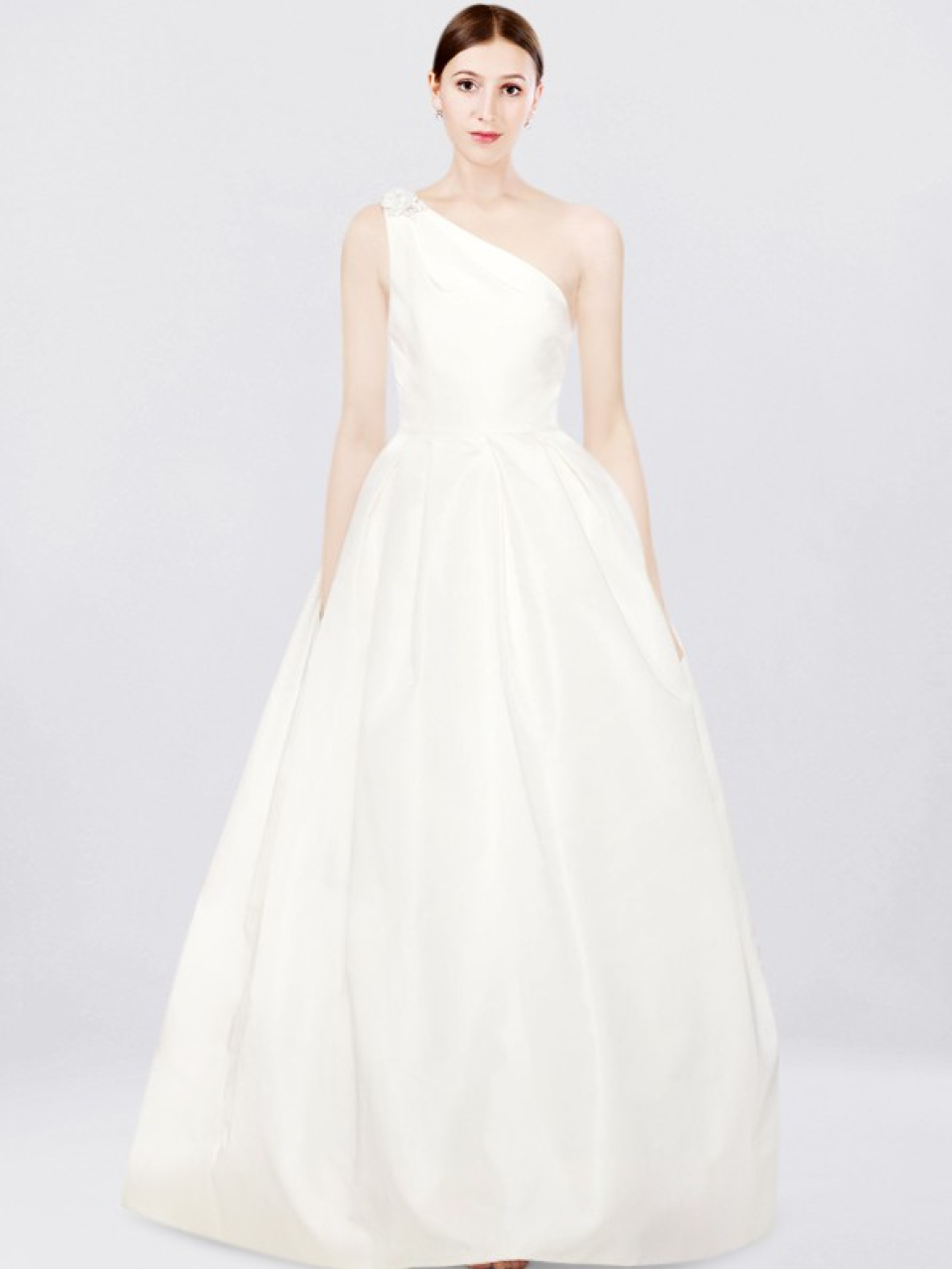 one shoulder wedding dresses