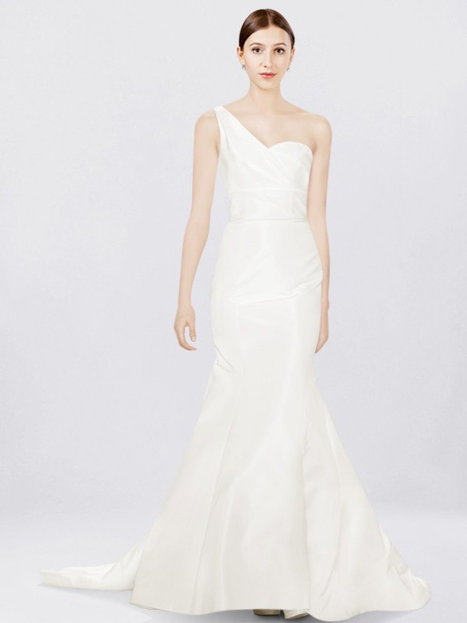 one shoulder wedding dresses
