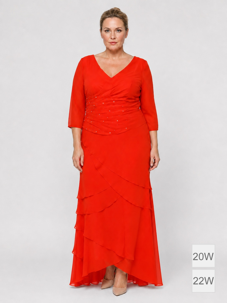 mother of the bride dress_persimmon
