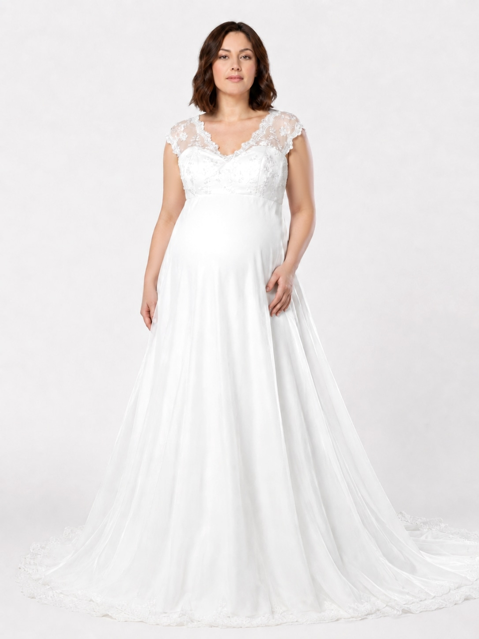 Plus-Sized Brautkleid