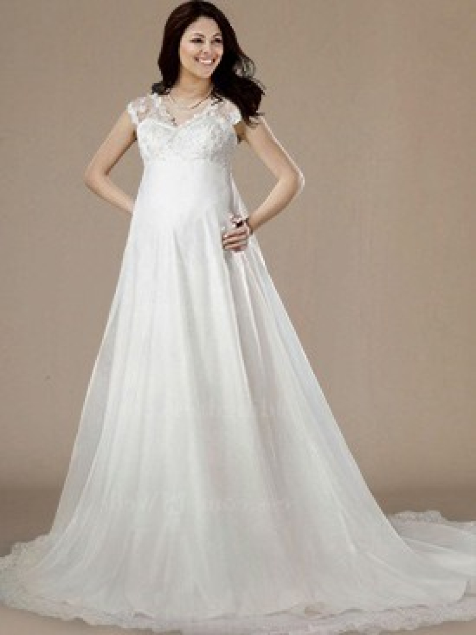 Plus Sized Wedding Gown