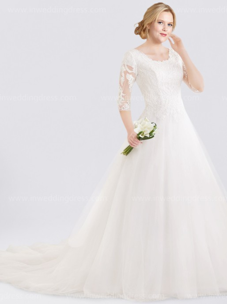 plus-size wedding dress