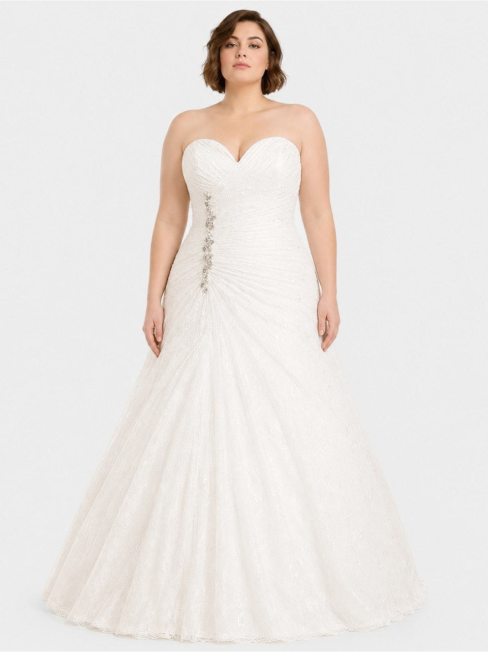 plus größenhochzeitskleid
