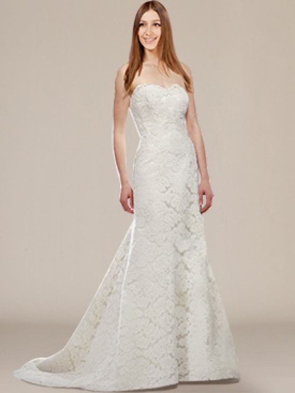 romantic lace wedding dress