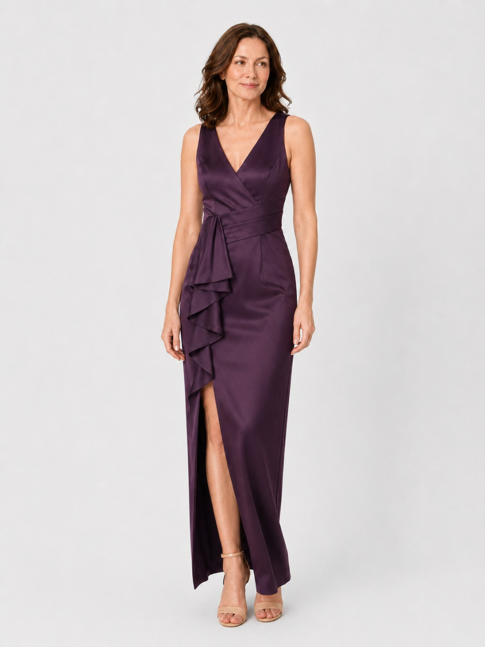 mère sexy de la robe de mariée_Black