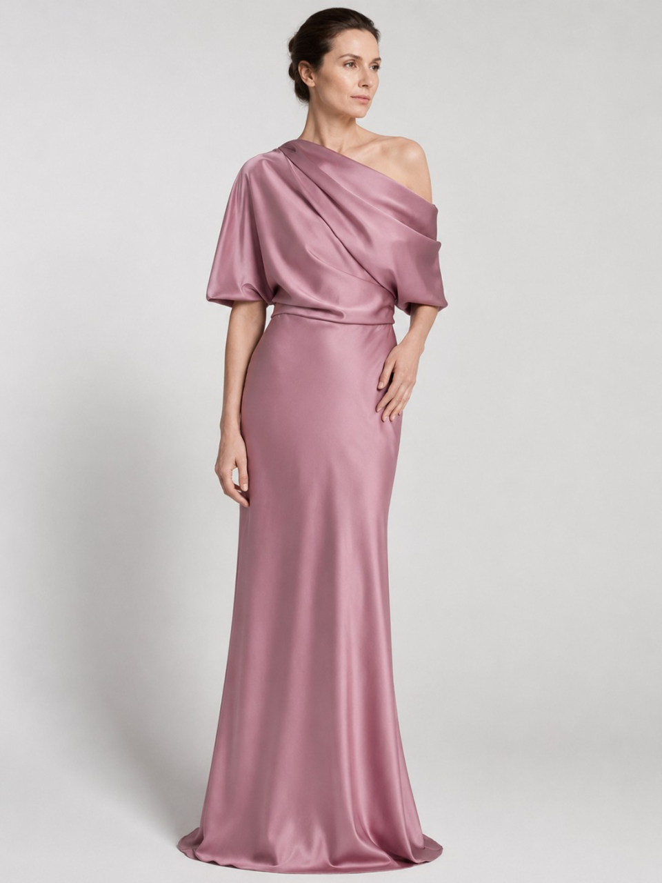 moderne mère de la robe de mariée_Black