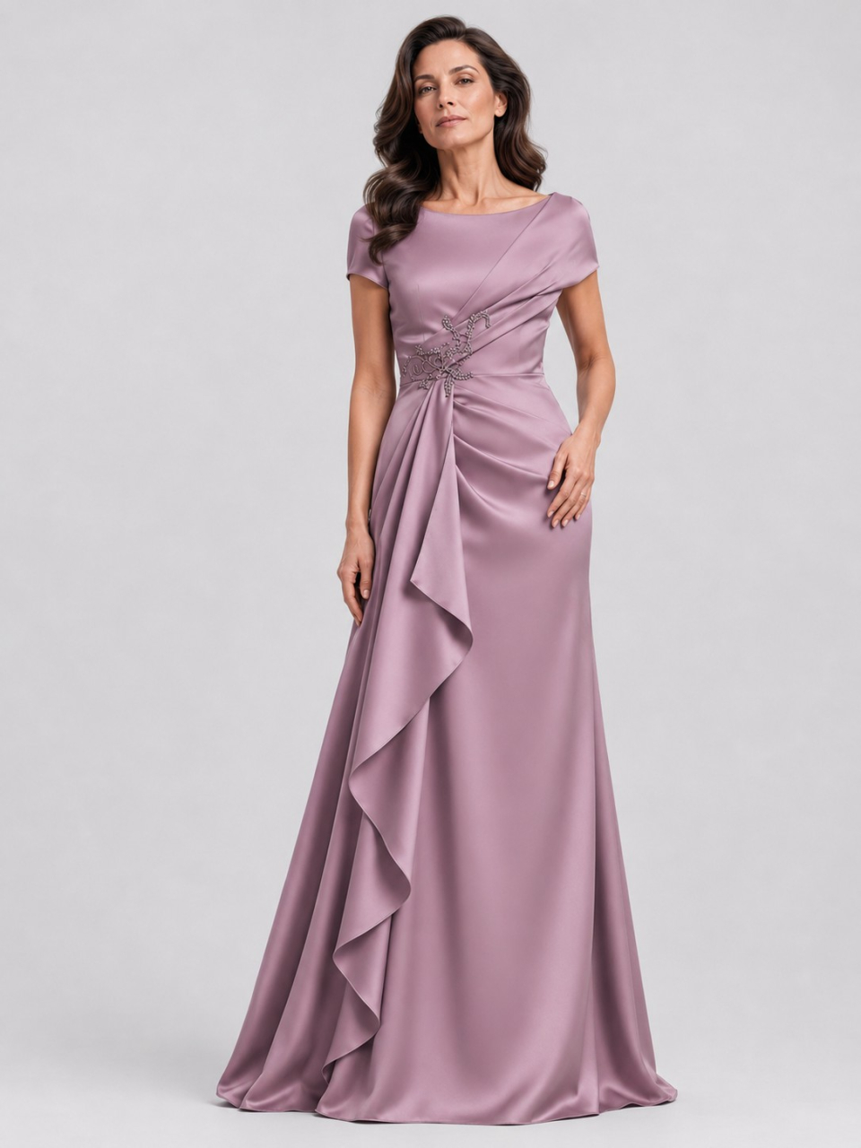 mère de la robe de mariée_Purple