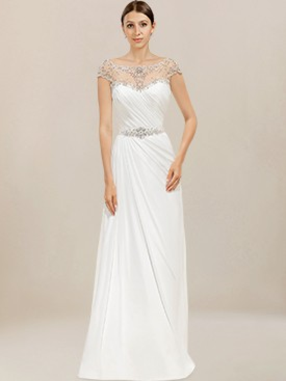 sexy beach wedding dress