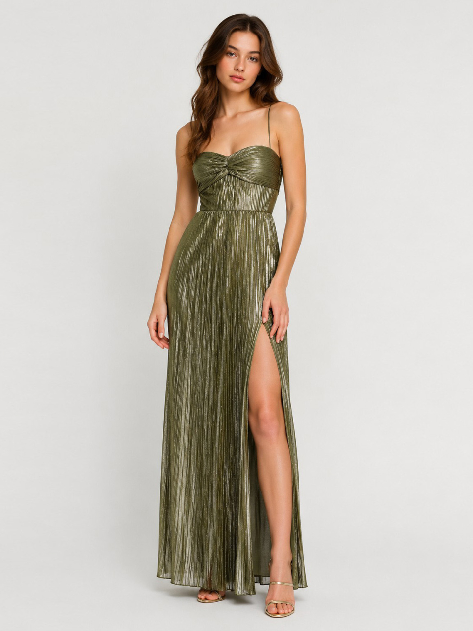 sexy prom dress_olive