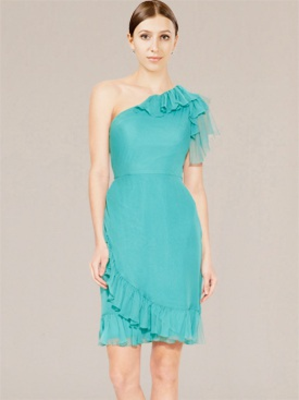 short beach bridesmaid dress_Pool