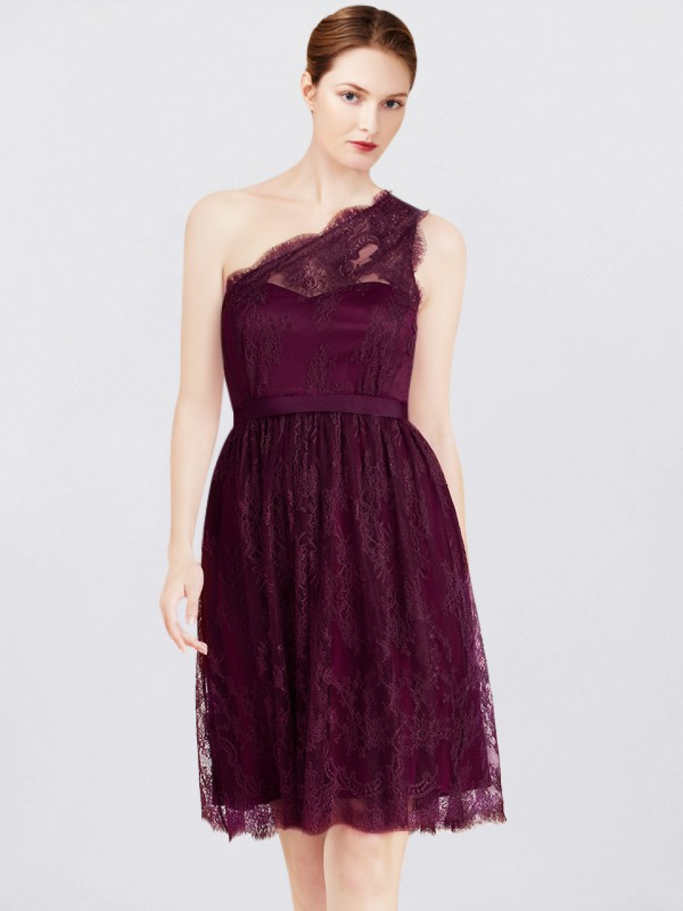 short bridesmaid dresses_Berry