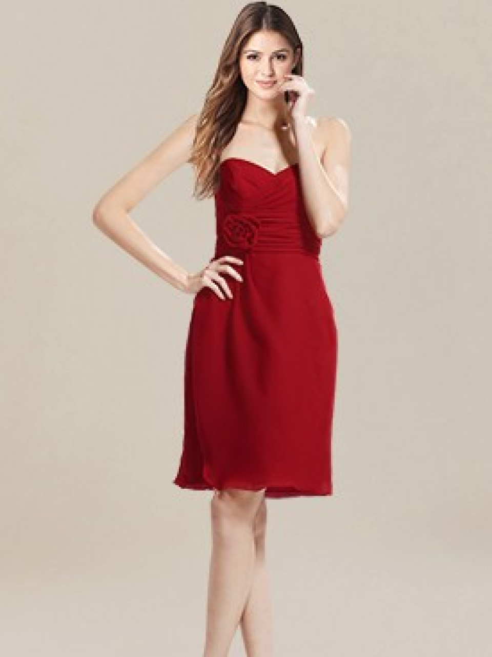short bridesmaid dresses_Cherry