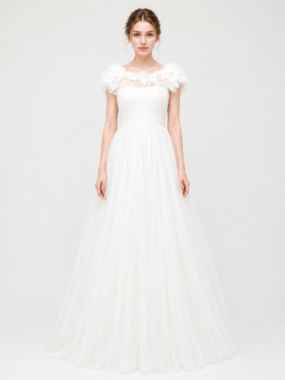 robe de mariée manches courtes