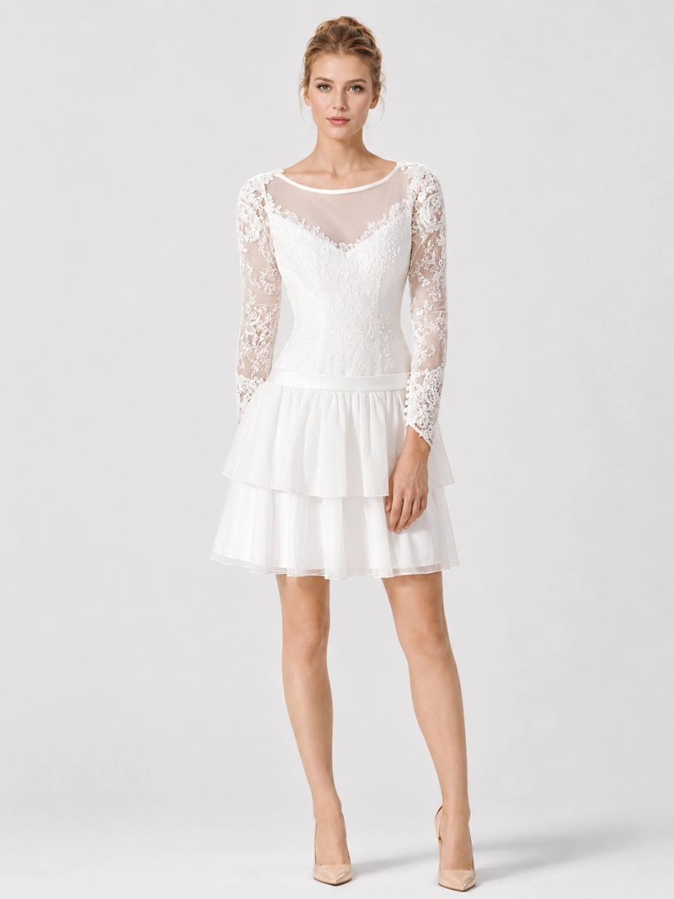 short wedding dress