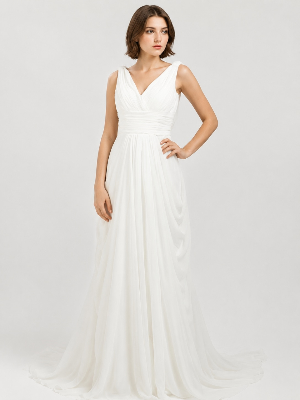Einfache Brautkleid