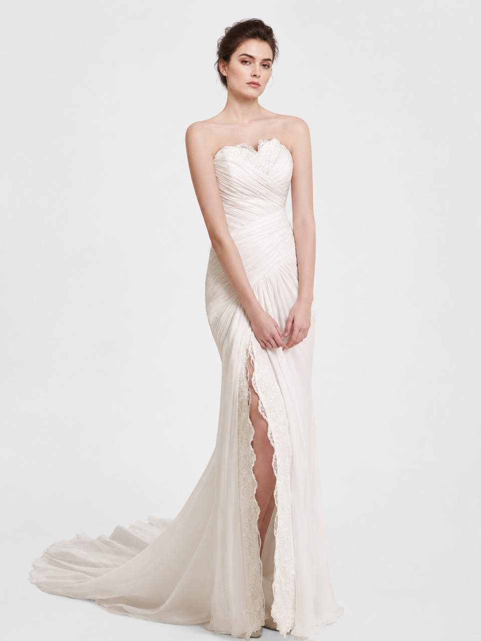 simple bridal gown