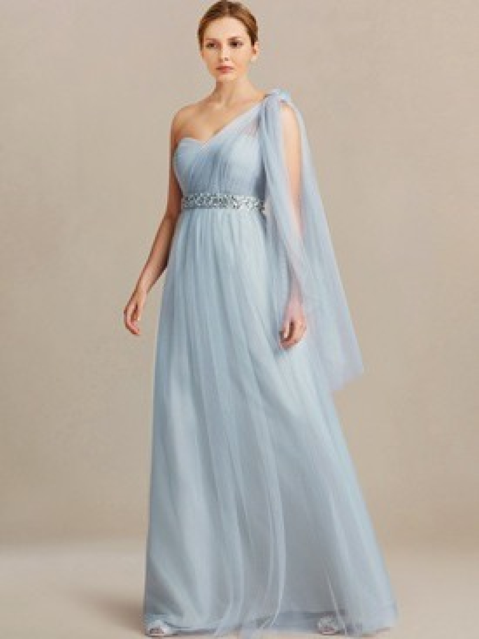 simple bridesmaid dresses_Blue Pastel
