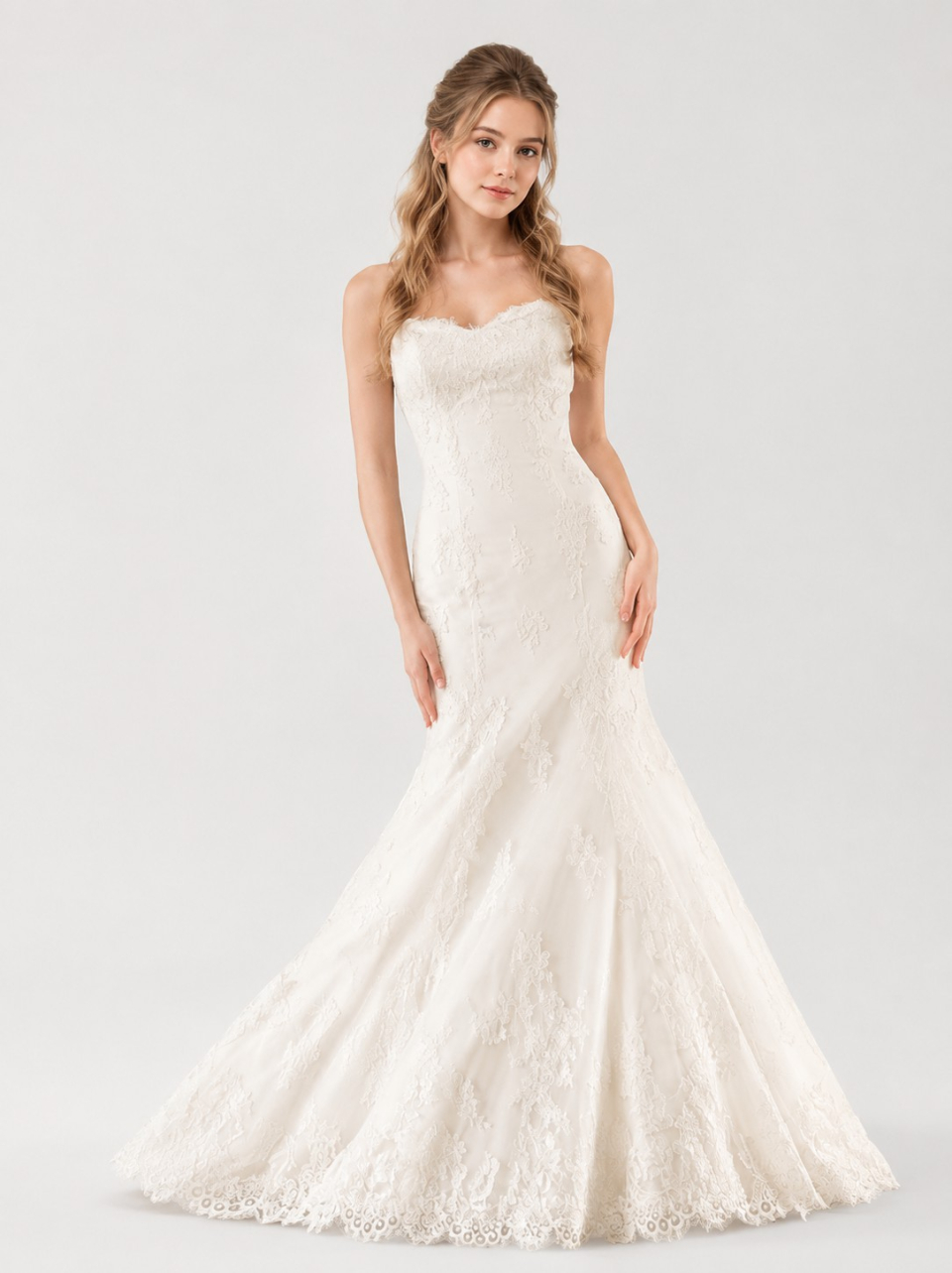 simple strapless wedding dresses
