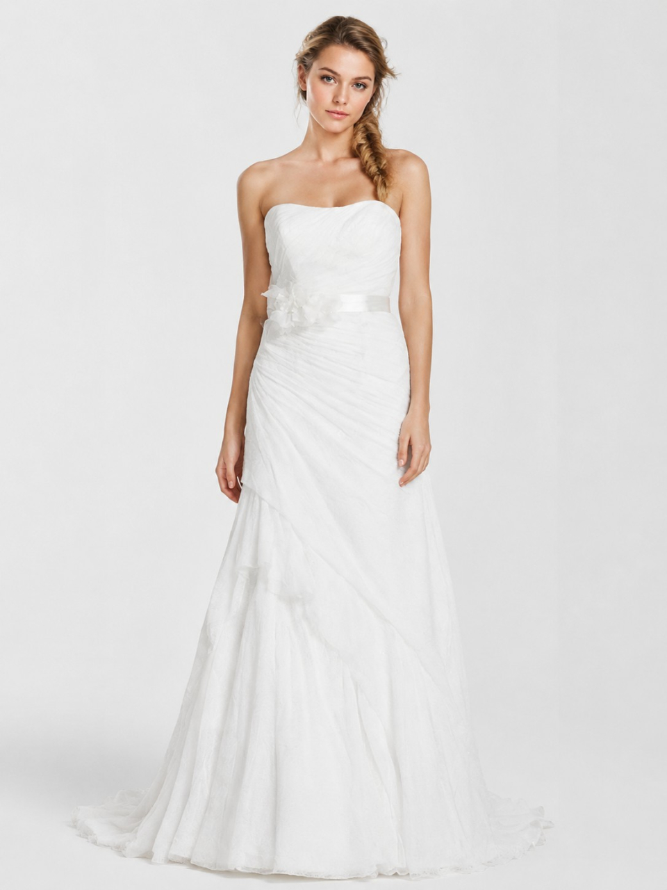 simple strapless wedding dresses