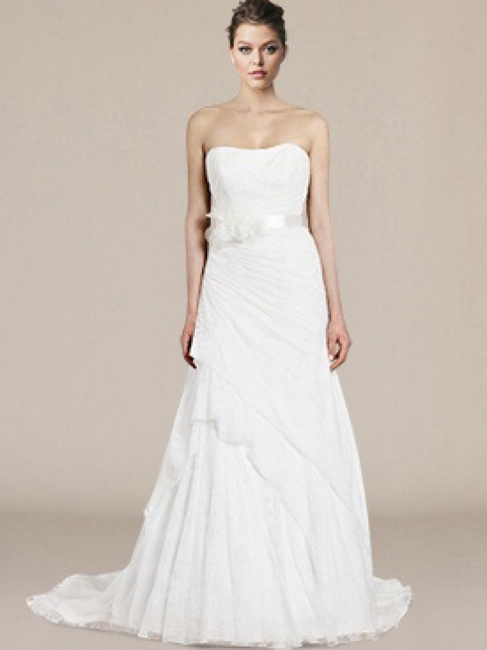 simple strapless wedding dresses