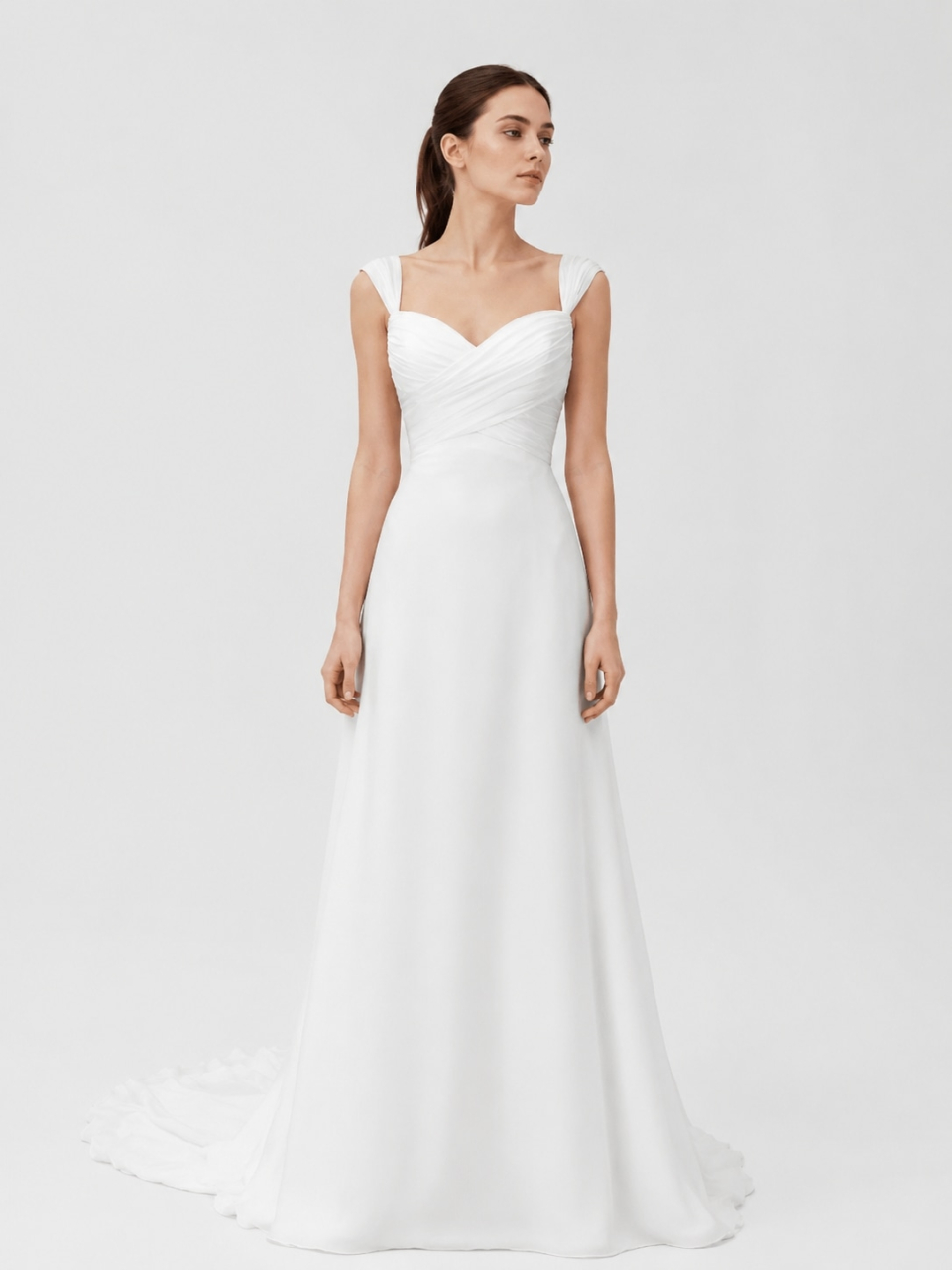 einfache Brautkleid