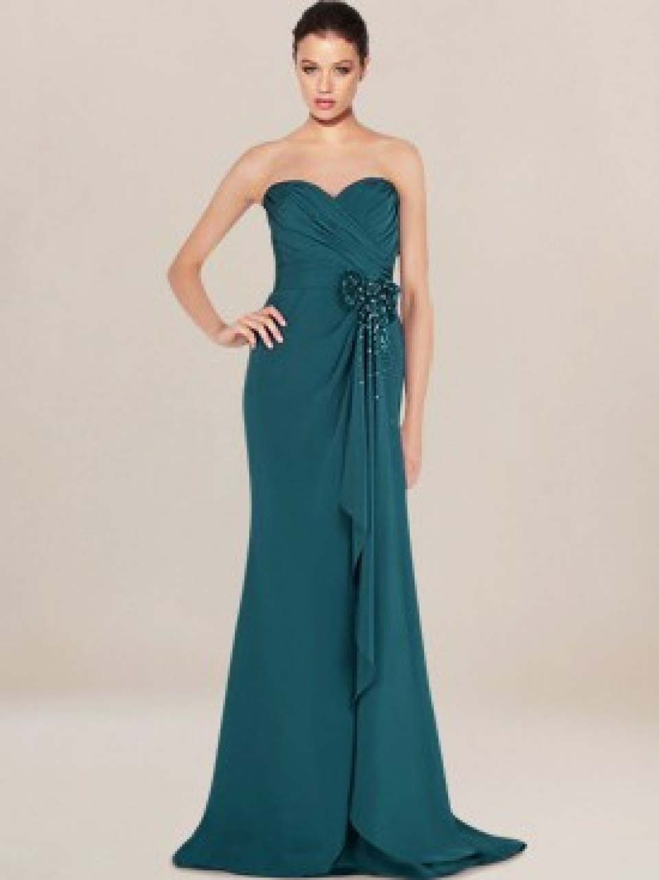 spring bridesmaid dress_Teal
