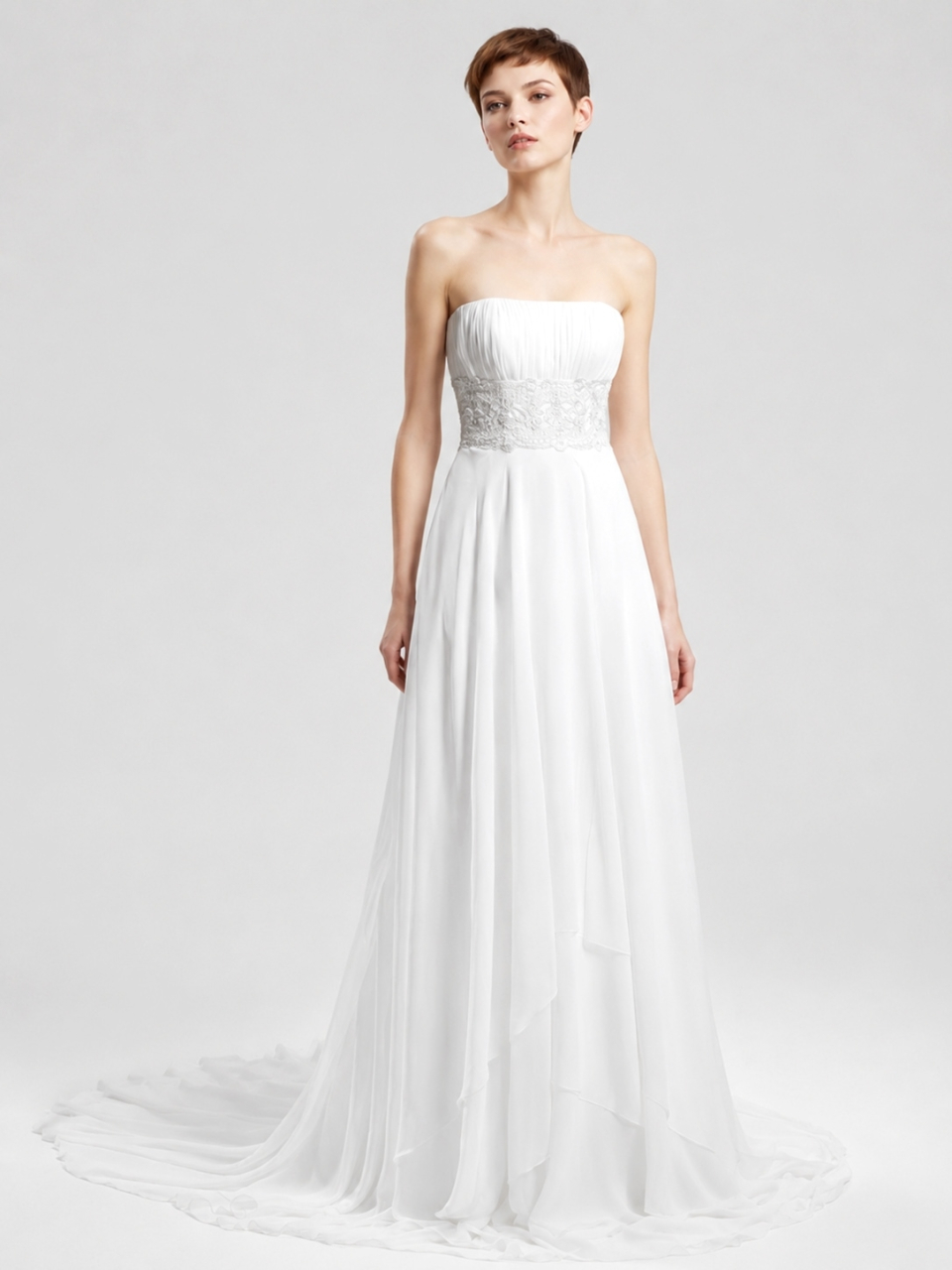Strapless Brautkleid