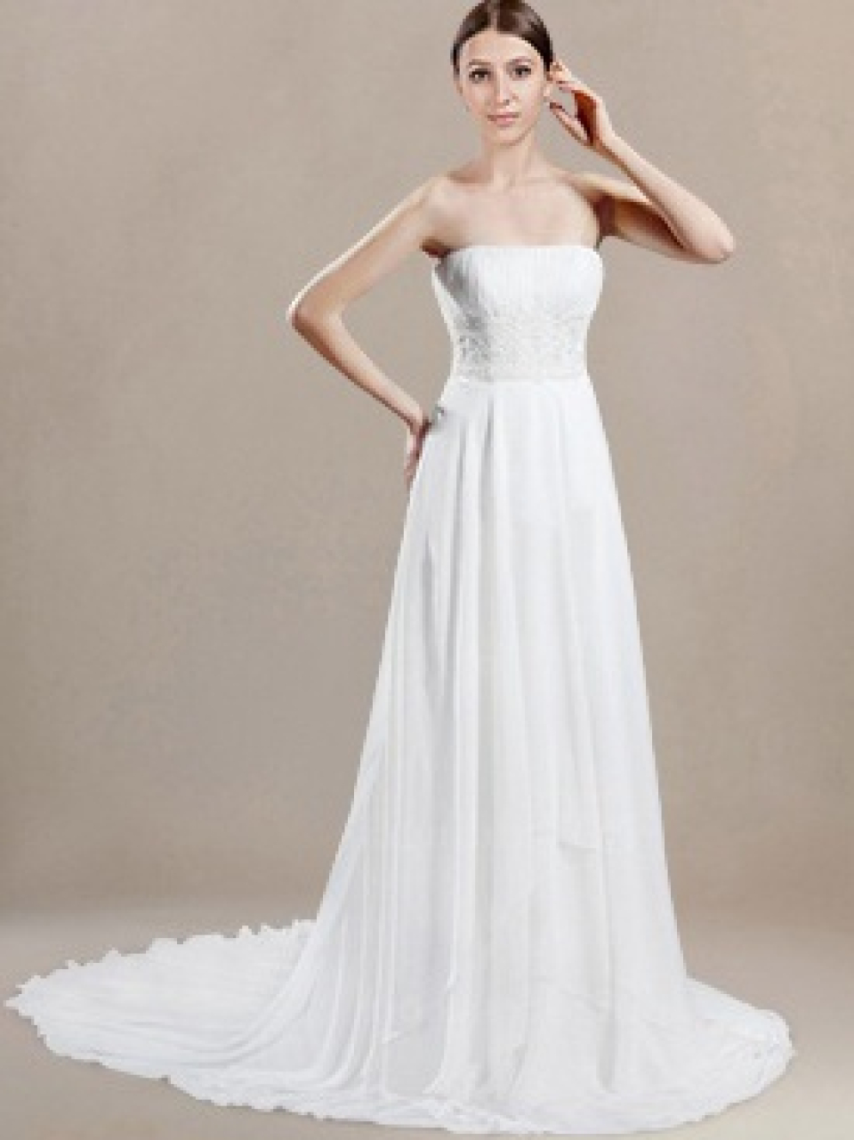 Strapless Bridal Gown