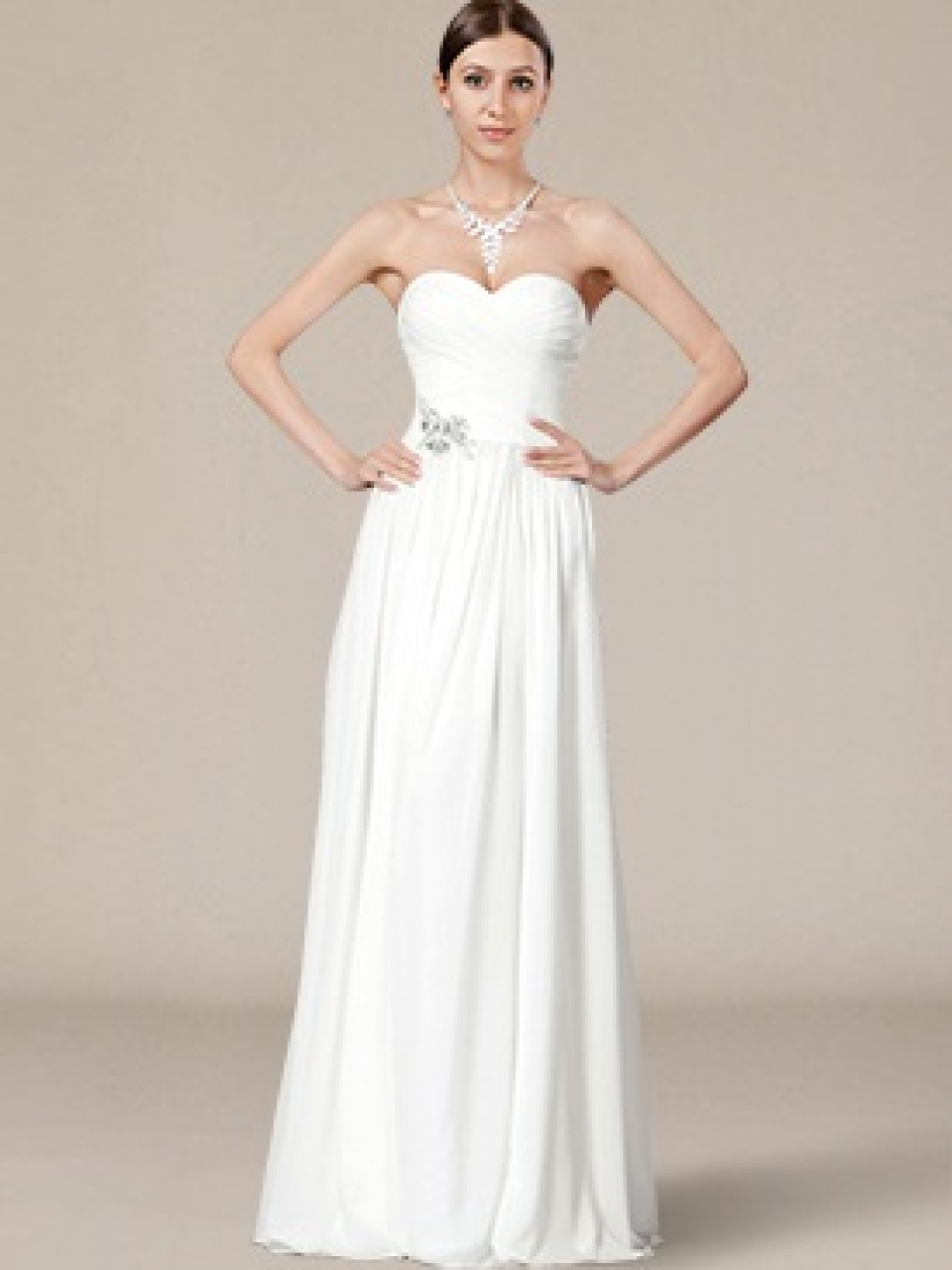 Strapless Beach Wedding Dresses