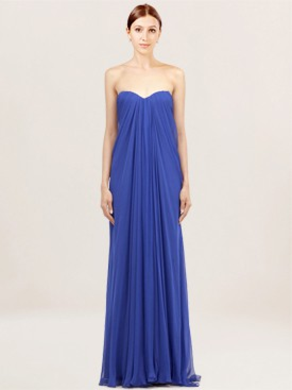 strapless bridesmaid dress_Indigo