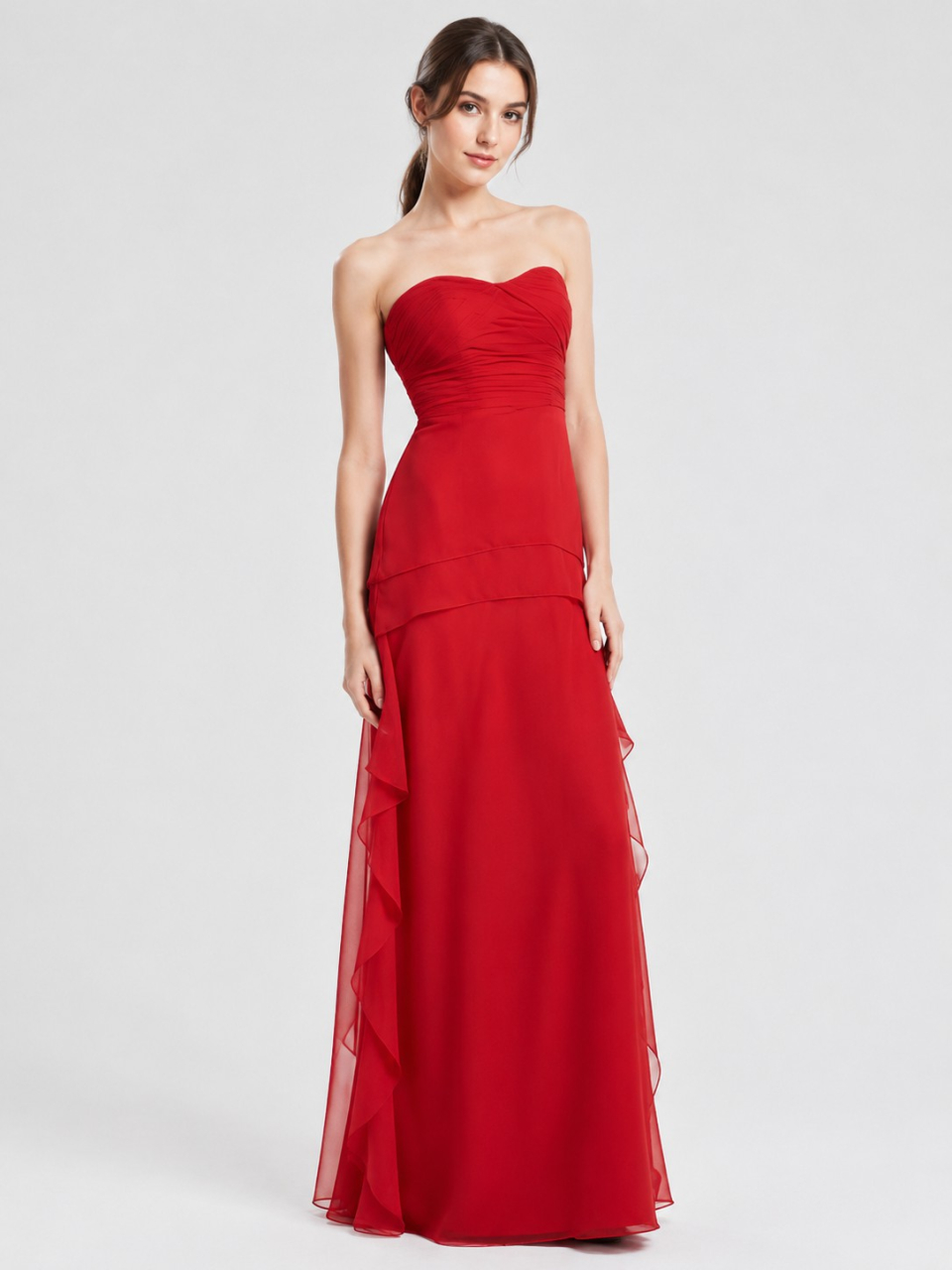 robe de demoiselle d'honneur bustier_Cherry