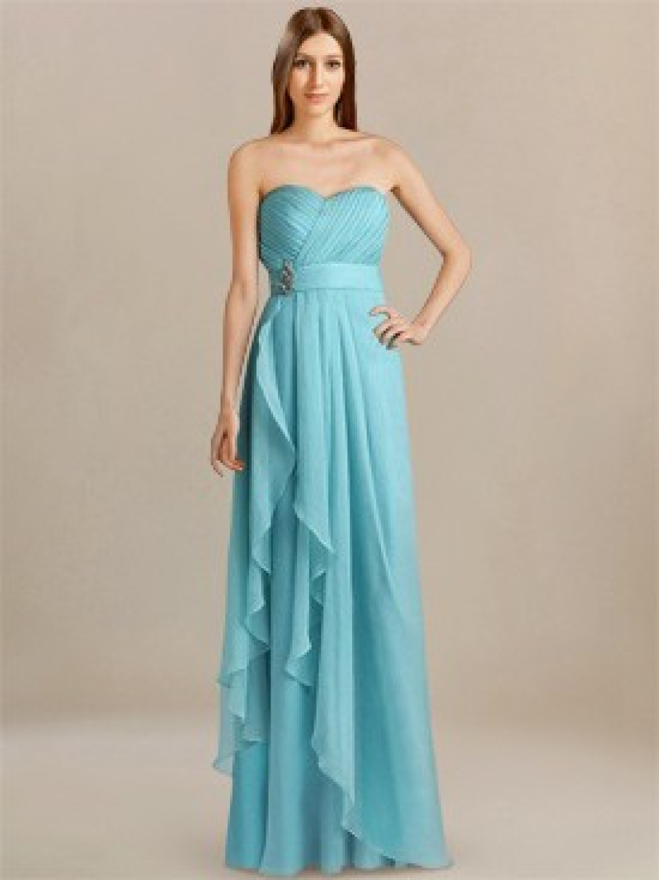 beach bridesmaid gown_Pool