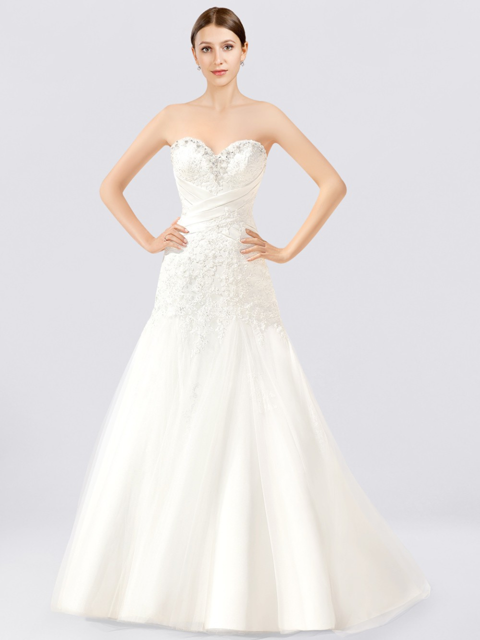 strapless corset wedding dresses