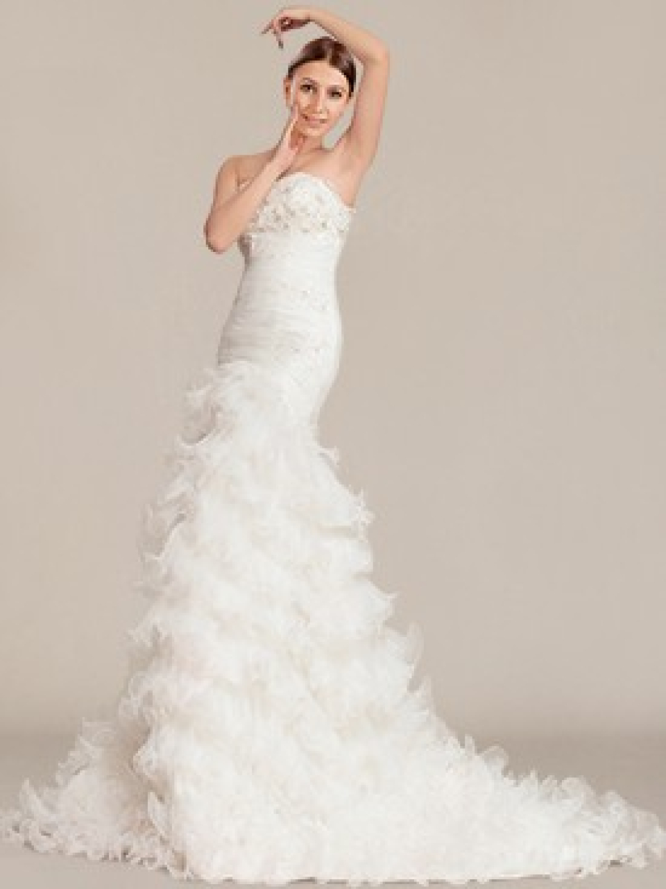 Strapless Mermaid Wedding Dress
