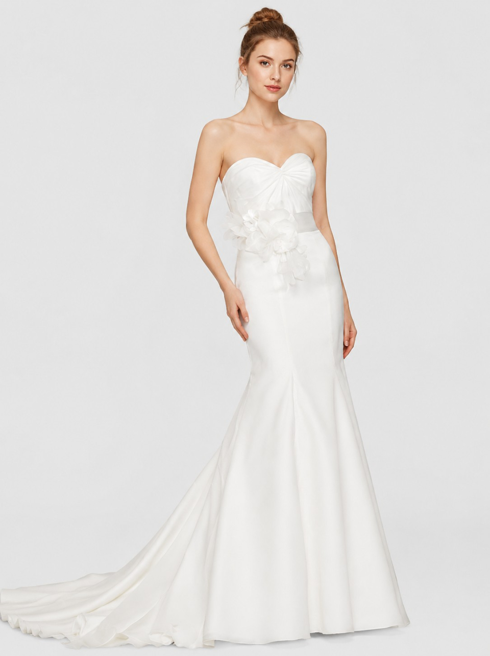 strapless mermaid wedding dresses