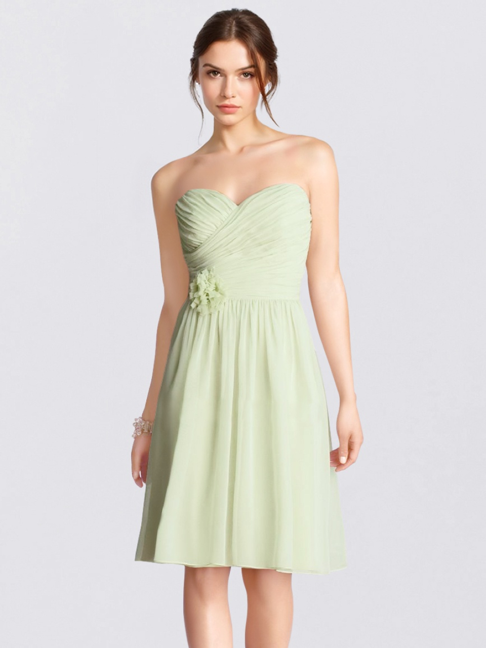 Discount Bridesmaid Dress_Pistachio