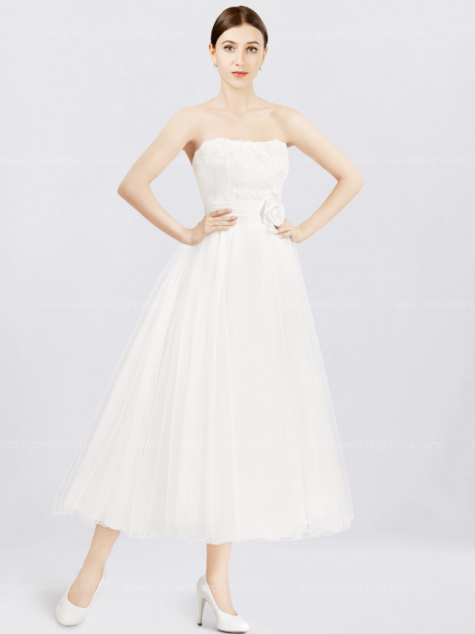 tea length wedding dress