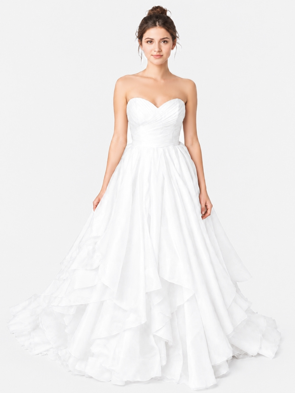 strapless wedding dress