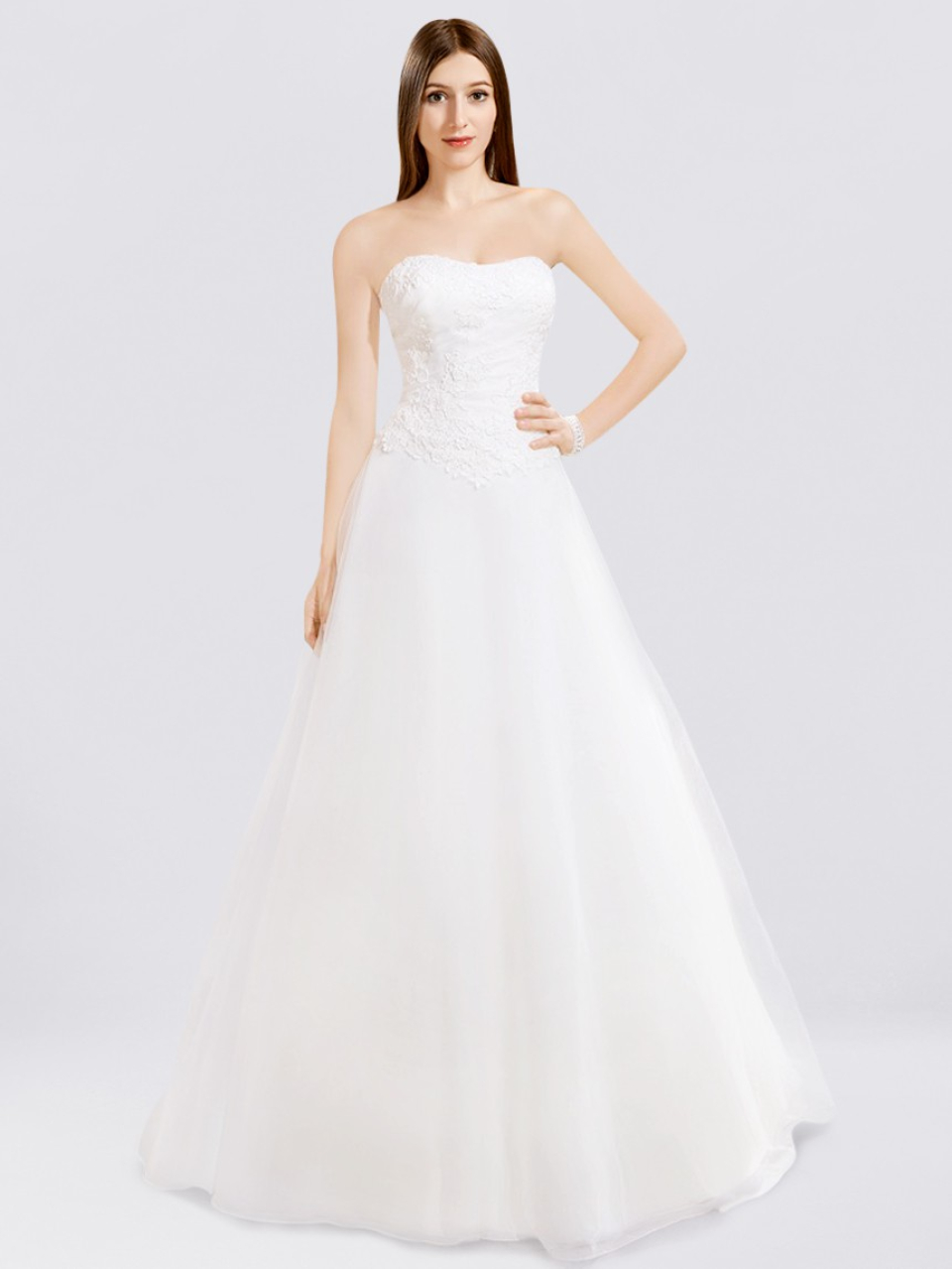 robe de mariée bustier