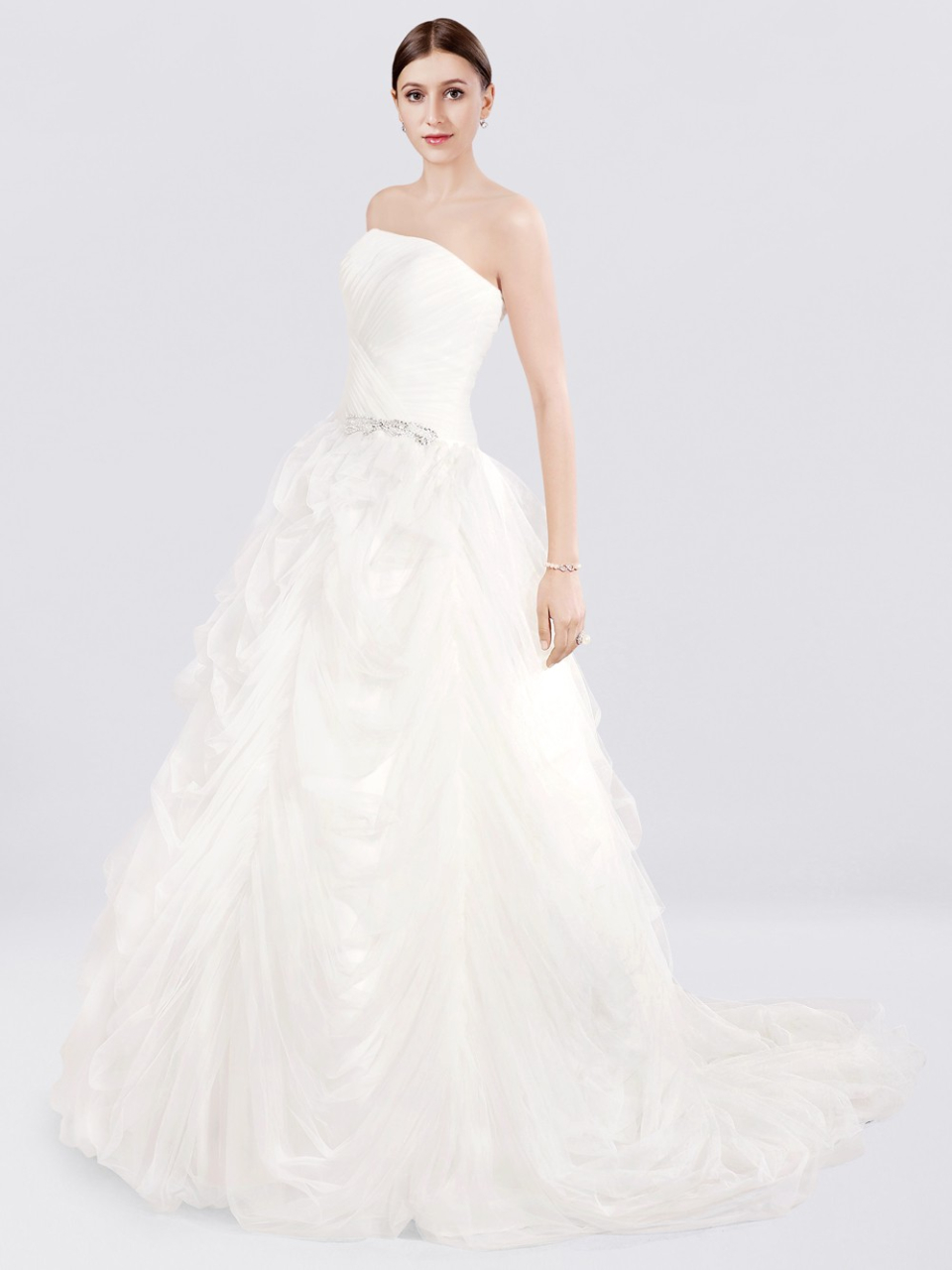 strapless wedding dress