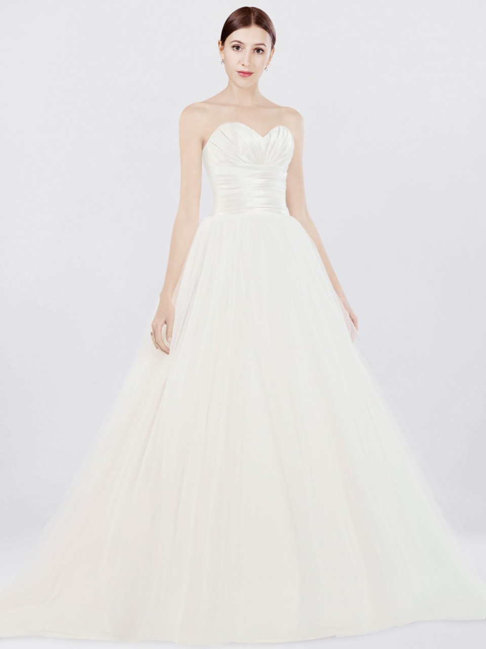 strapless wedding dress