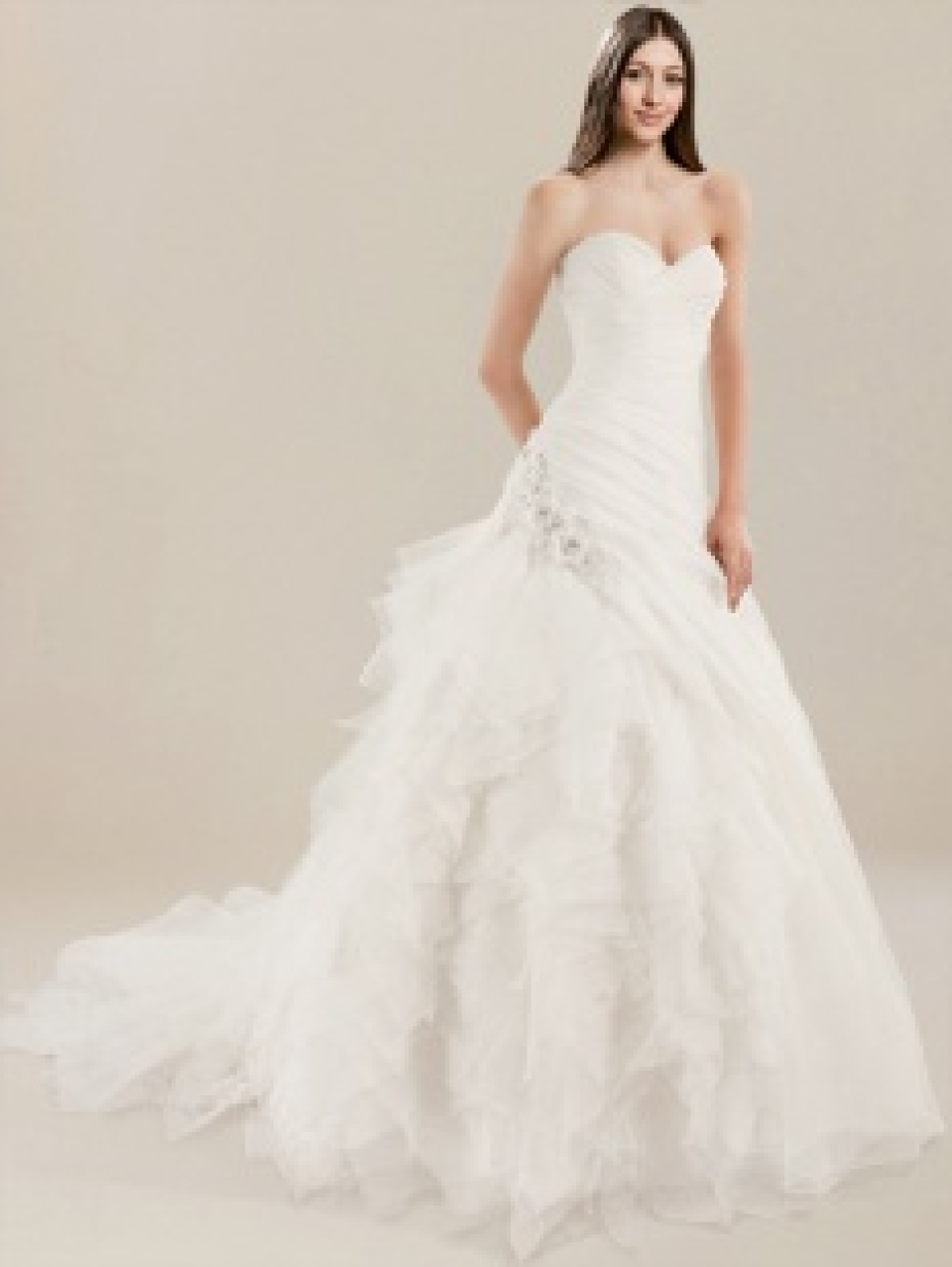 strapless wedding dress