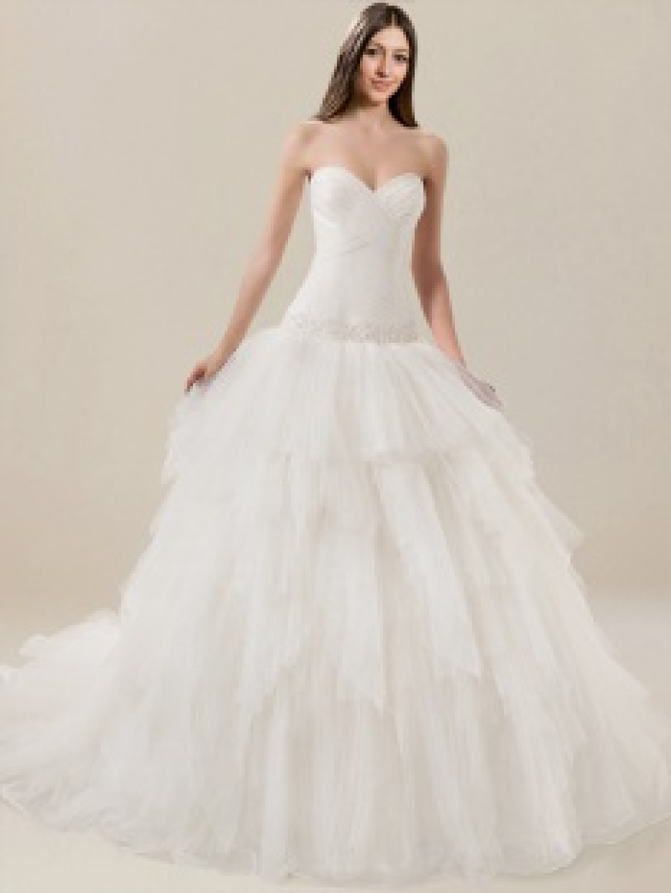 strapless wedding dress