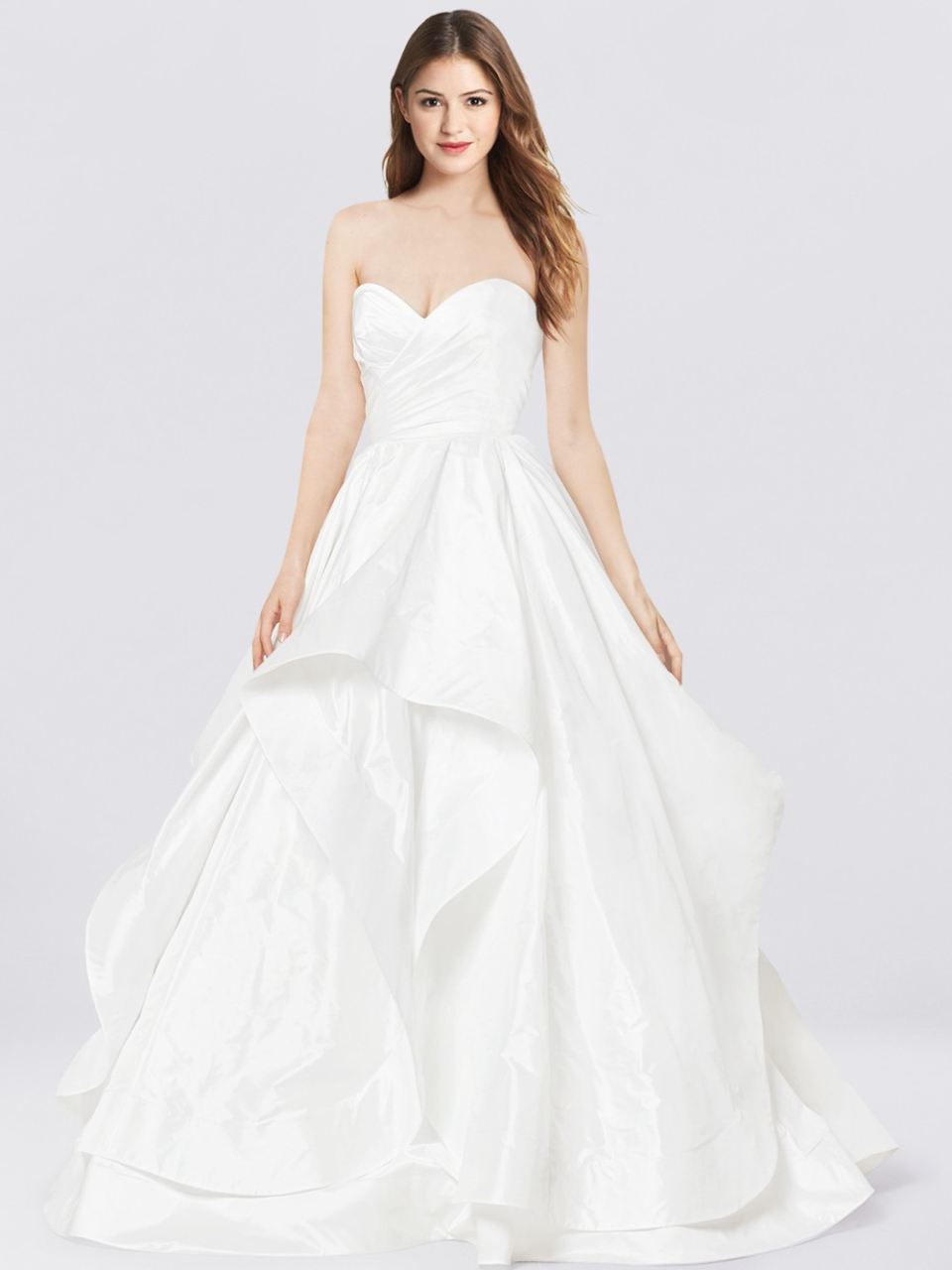 strapless wedding dress