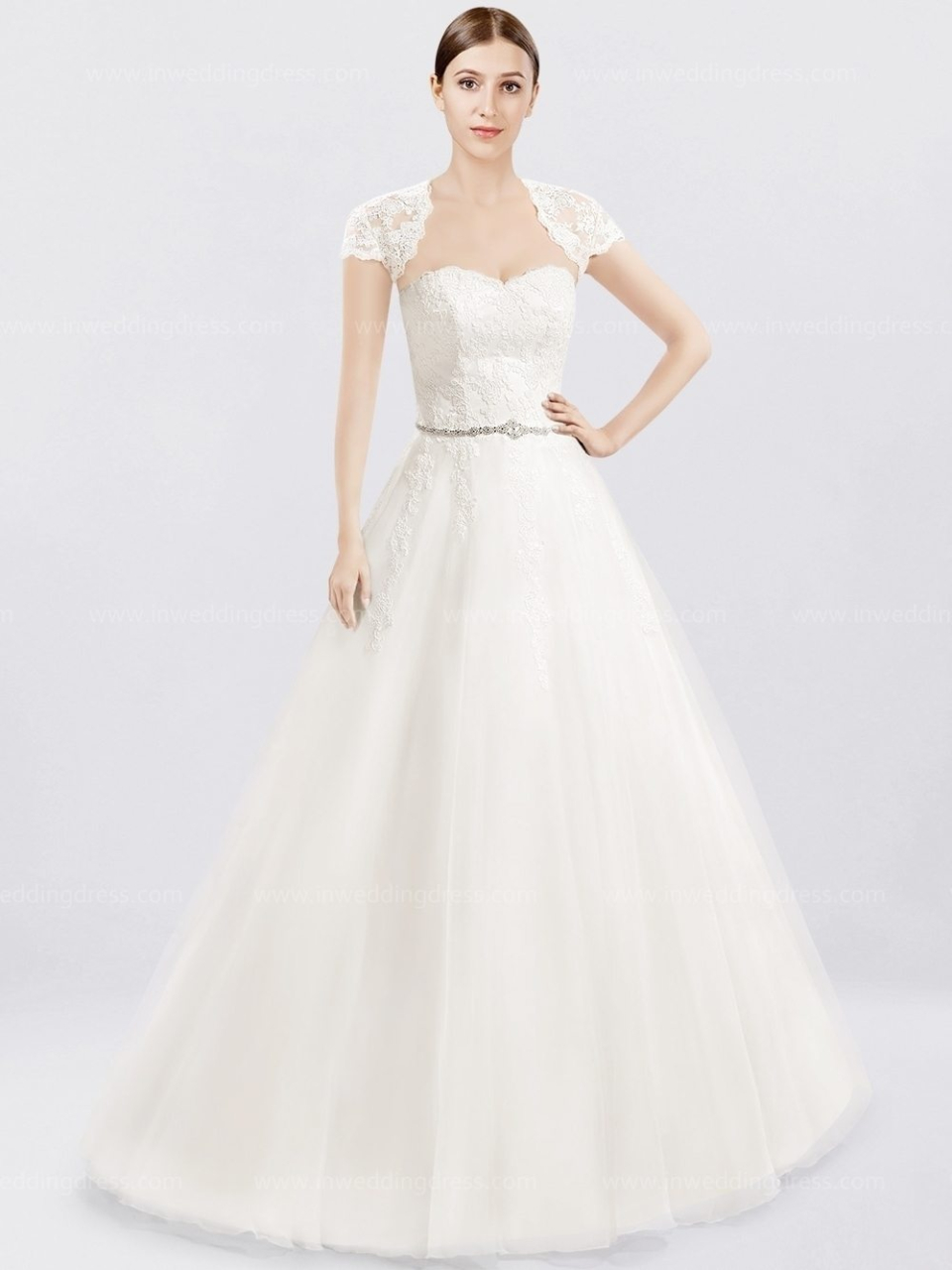 strapless wedding dress