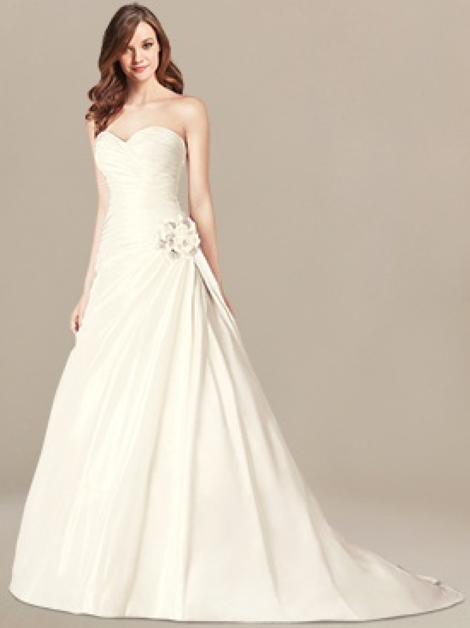 strapless wedding dress